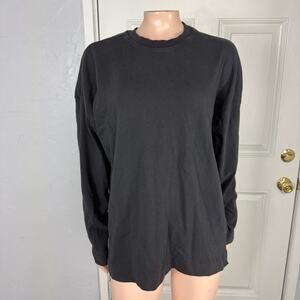 AYR Women's Top Medium Cotton Crew neck Long Sleeve Knit Casual CC21